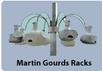 Purple Martin Gourd Rack